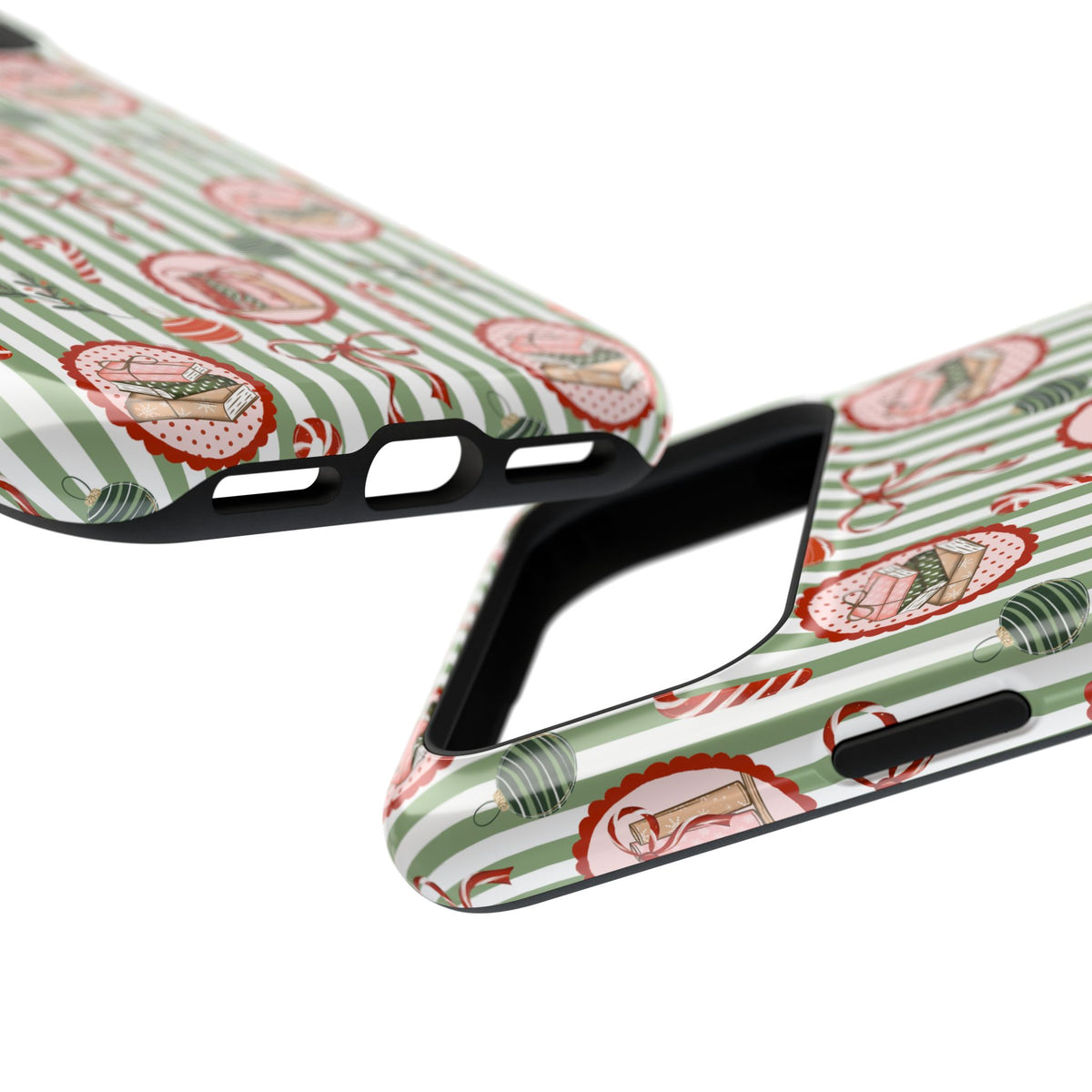 Books, Bows & Candy Canes Magnetic Impact-Resistant Phone Case