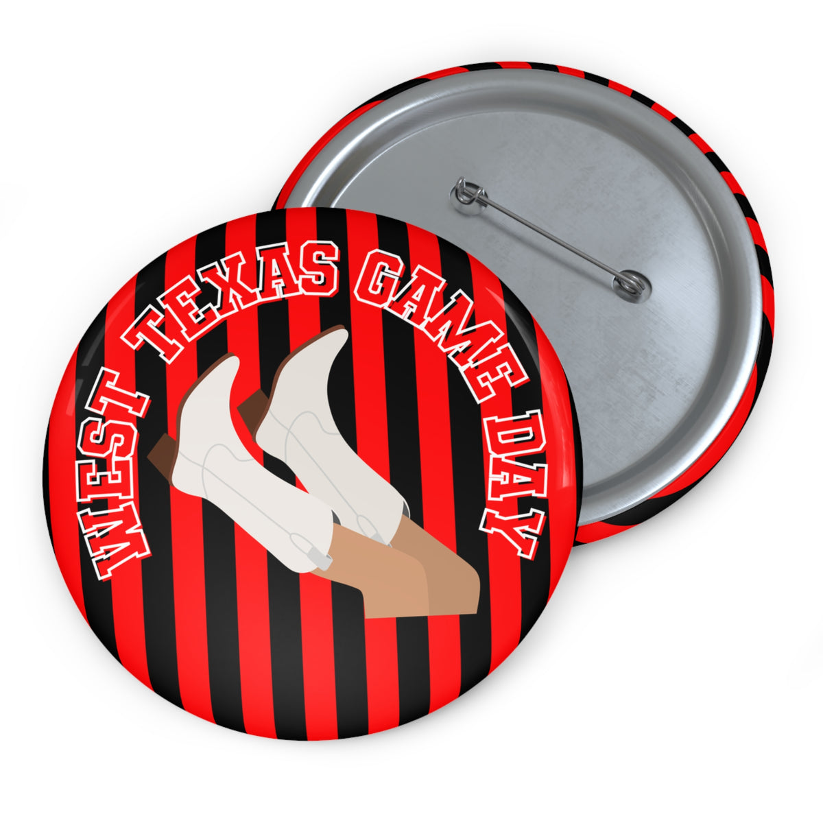 West Texas Game Day Pin Button