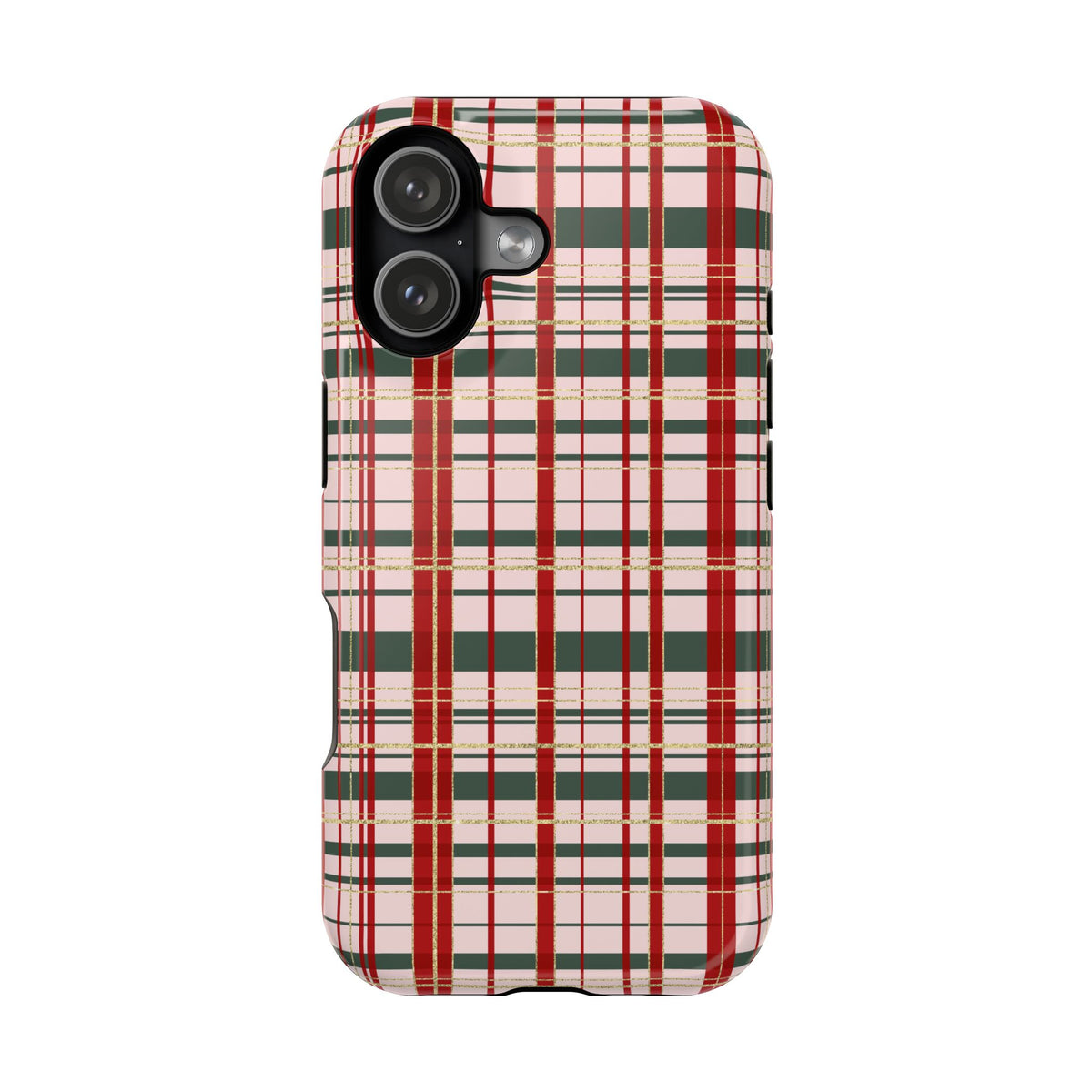 Darling Christmas Plaid Magnetic Impact-Resistant Phone Case