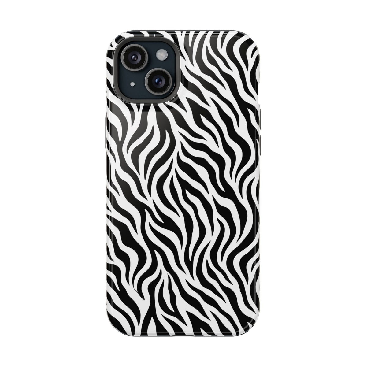 Zebra Print Magnetic Impact-Resistant Phone Case
