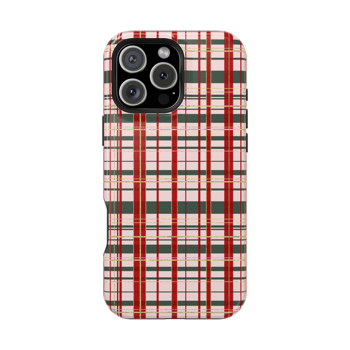Darling Christmas Plaid Magnetic Impact-Resistant Phone Case
