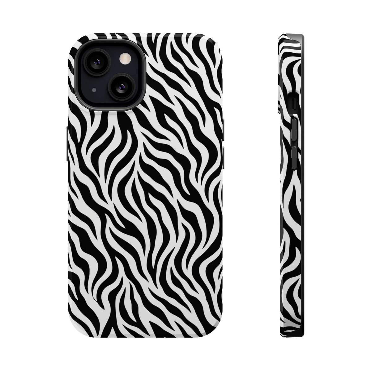 Zebra Print Magnetic Impact-Resistant Phone Case