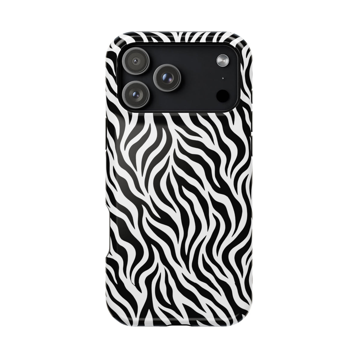 Zebra Print Magnetic Impact-Resistant Phone Case