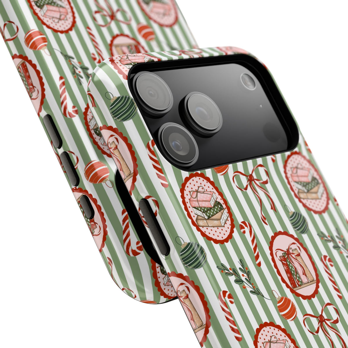 Books, Bows & Candy Canes Magnetic Impact-Resistant Phone Case