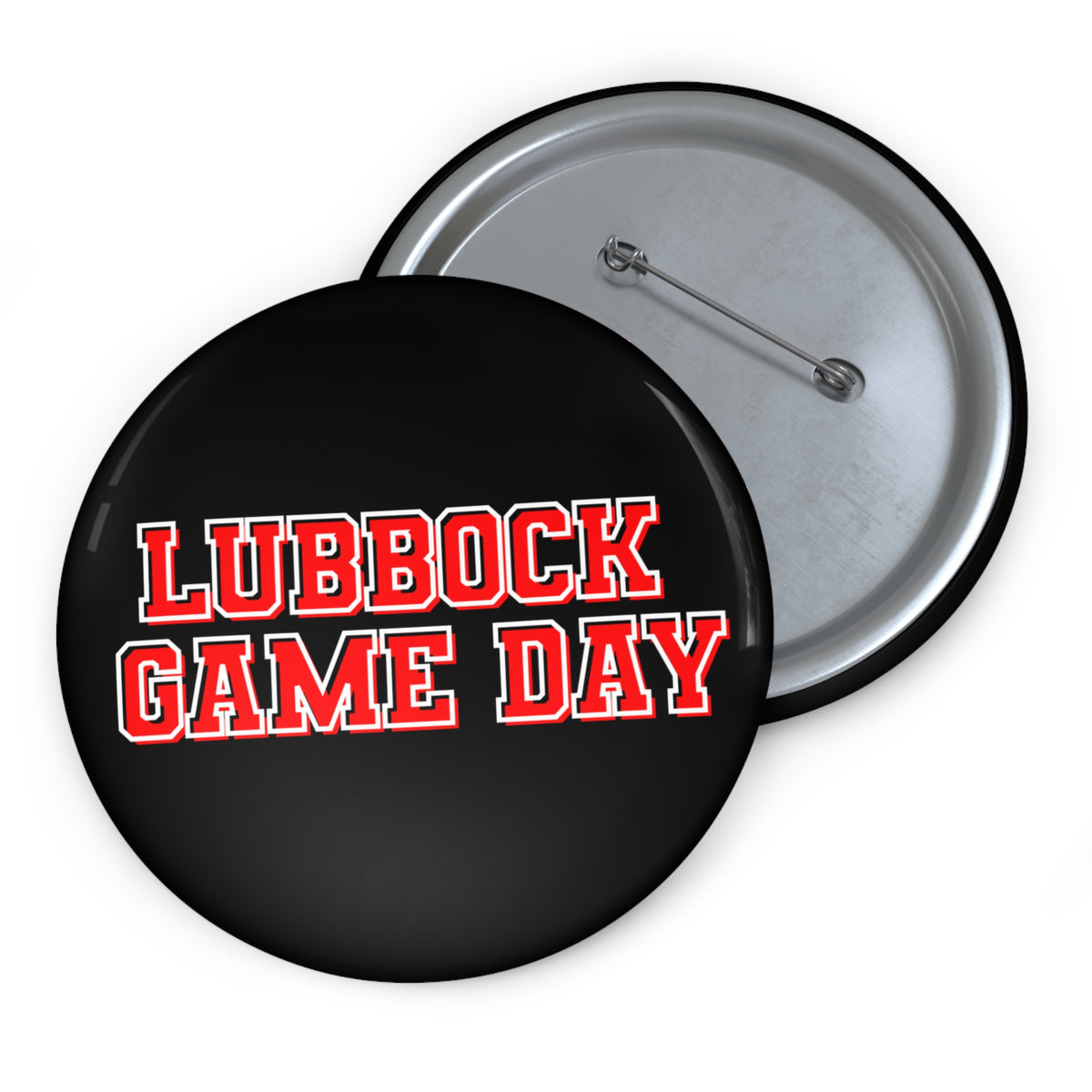 Lubbock Game Day Pin Button