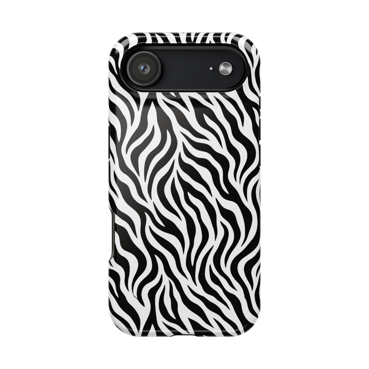 Zebra Print Magnetic Impact-Resistant Phone Case