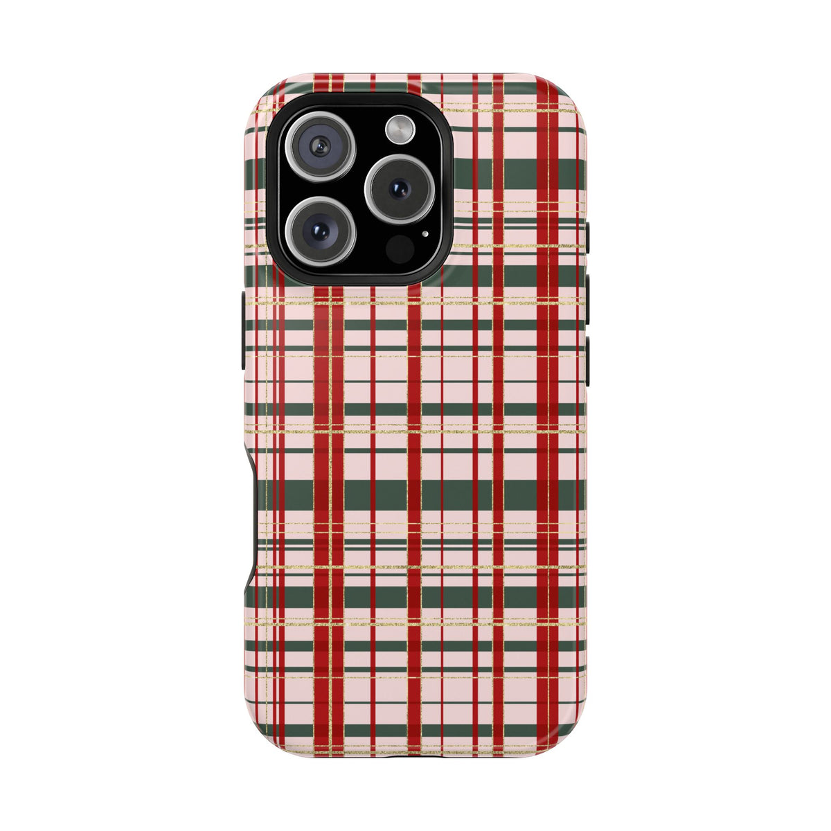 Darling Christmas Plaid Magnetic Impact-Resistant Phone Case