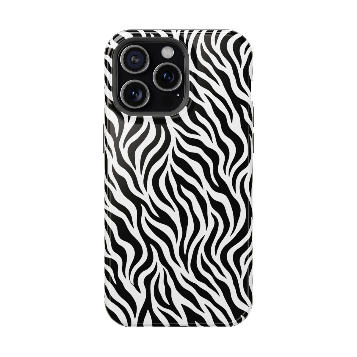 Zebra Print Magnetic Impact-Resistant Phone Case