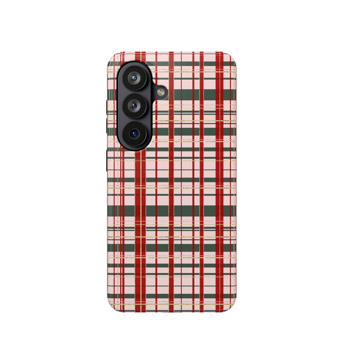 Darling Christmas Plaid Magnetic Impact-Resistant Phone Case