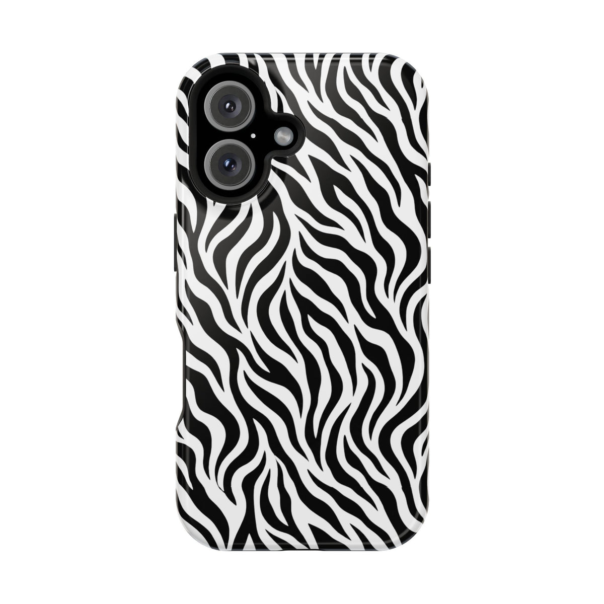 Zebra Print Magnetic Impact-Resistant Phone Case