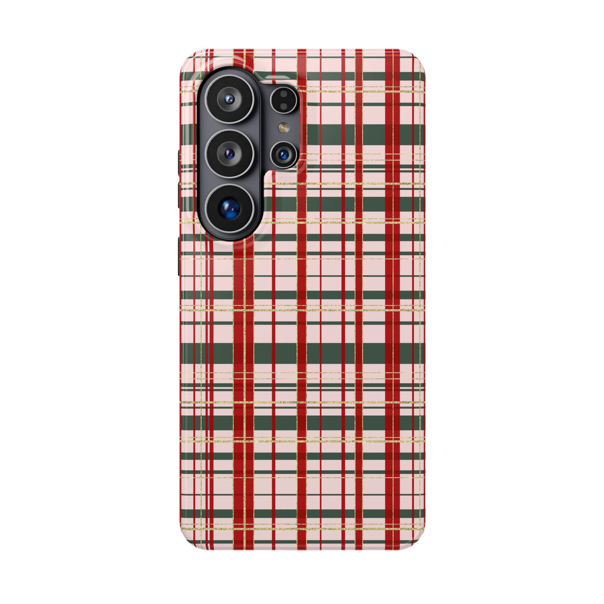 Darling Christmas Plaid Magnetic Impact-Resistant Phone Case